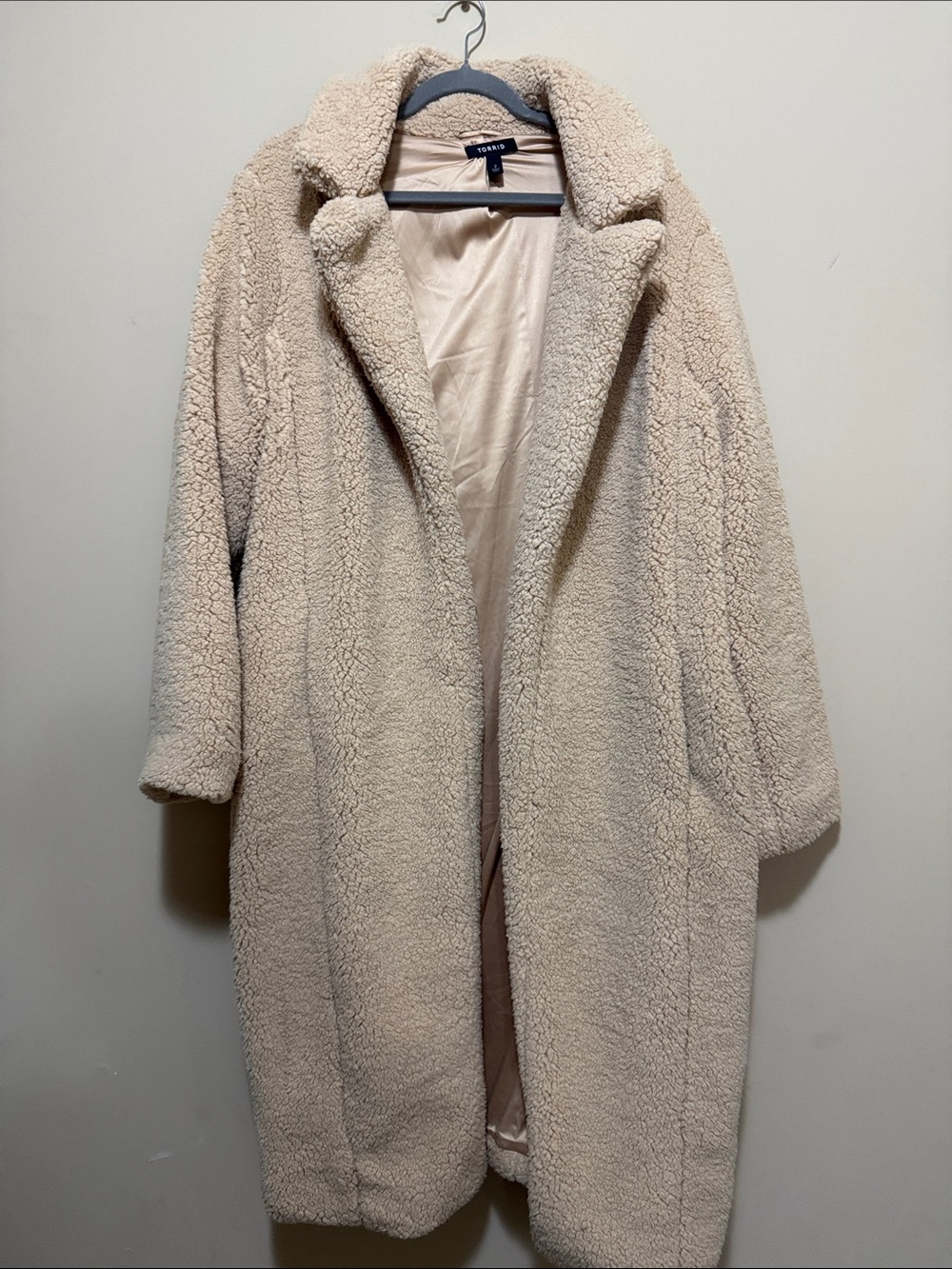 Torrid Tan Teddy Long Coat